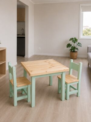 MESA KINDER 2 SILLAS